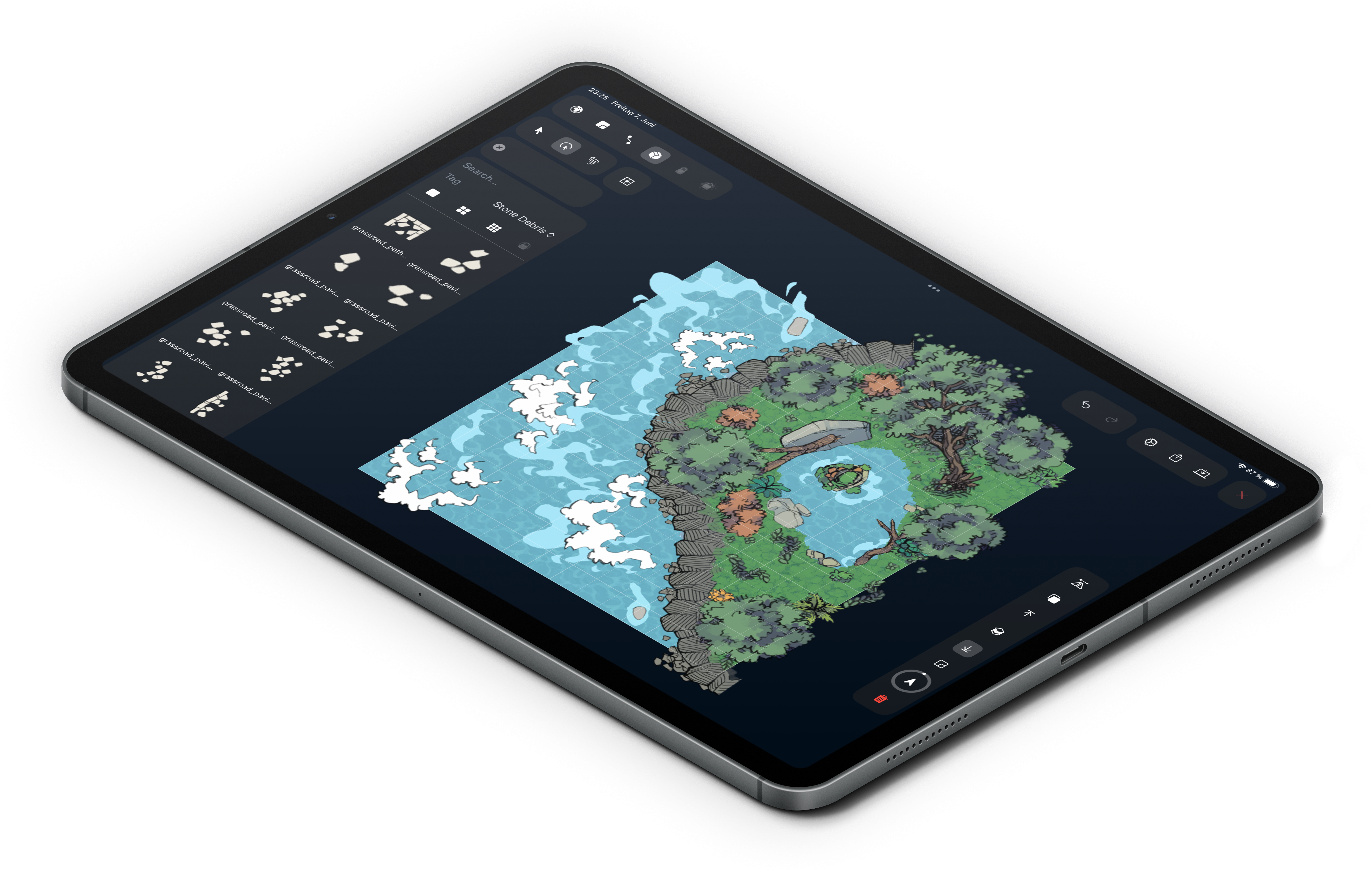 MapMe hero image — iPad landscape mockup (preferred)