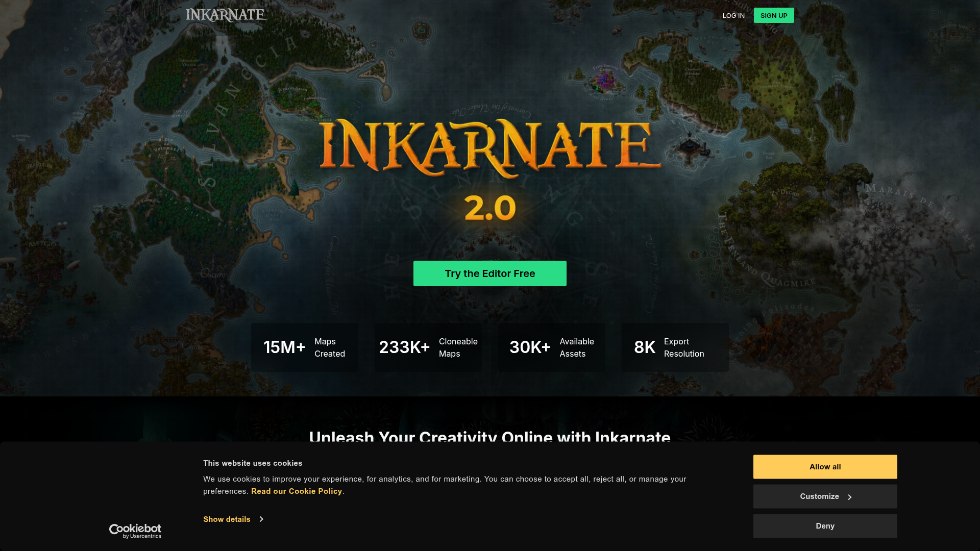Screenshot of Inkarnate