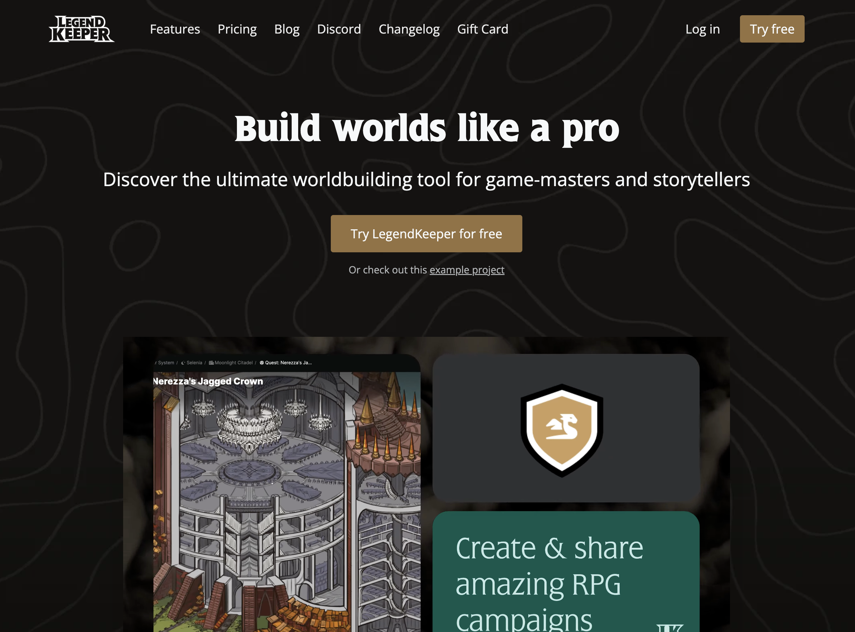 Screenshot of LegendKeeper