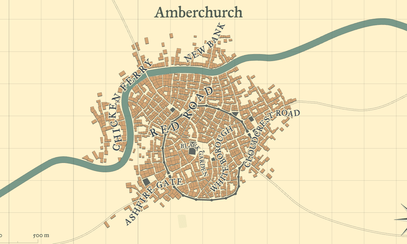 Screenshot of Medieval Fantasy City Generator