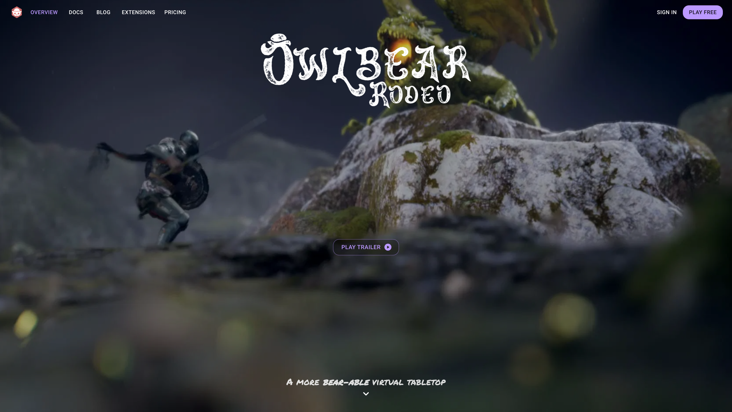 Screenshot of Owlbear Rodeo