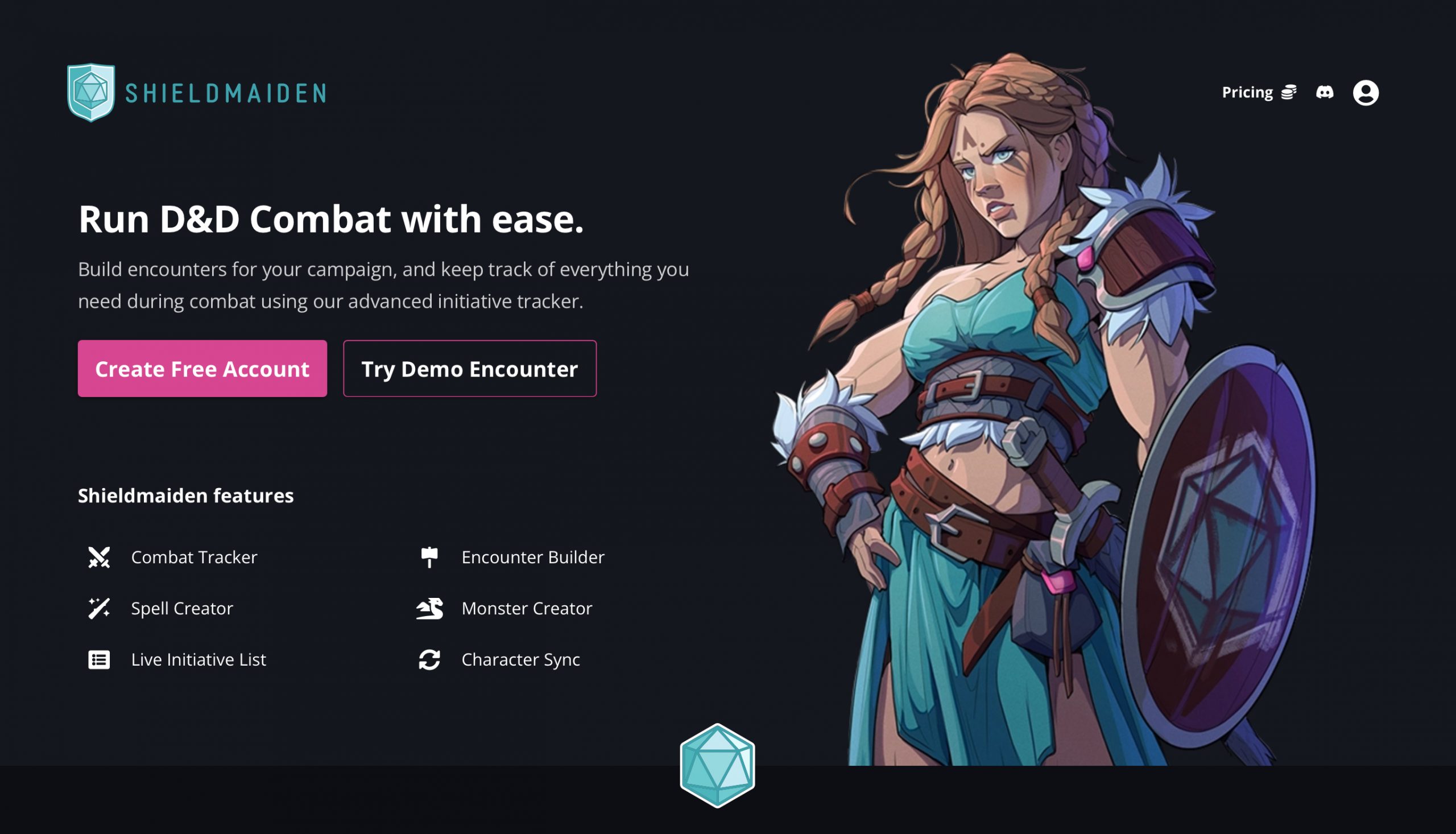 Screenshot of Shieldmaiden